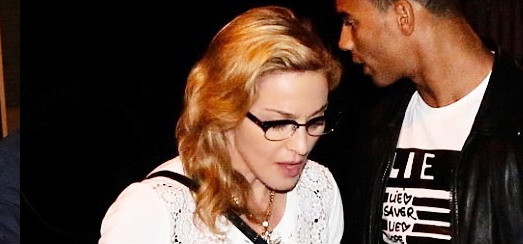 Madonna dans les rues d’Amsterdam [Juillet 2012]