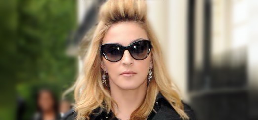 Madonna dans les rues de Londres [20 juillet 2012]