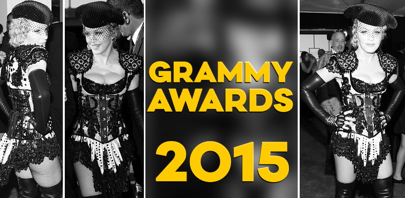 Madonna assiste aux Grammy Awards 2015 [8 février 2015 – Photos & Vidéos]
