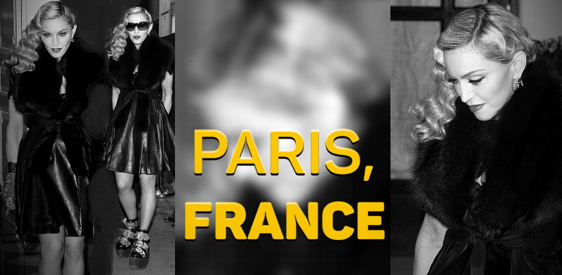 Madonna dans les rues de Paris [02 Mars 2015 – Pictures]